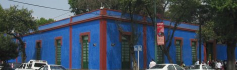 Frida Kahlo Museum, La Casa Azul street view